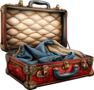 tube valise,coffre,malle,clipart,vecteur,psp,png