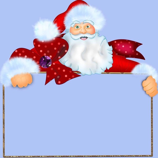 Décor De Noël Petit Père Frost à Plume D'oie Bleu - 40cm, Papier Mâché Nostalgique