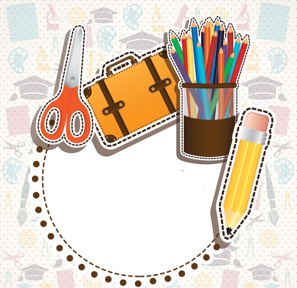 crayons,ecole,scrap,couleurs