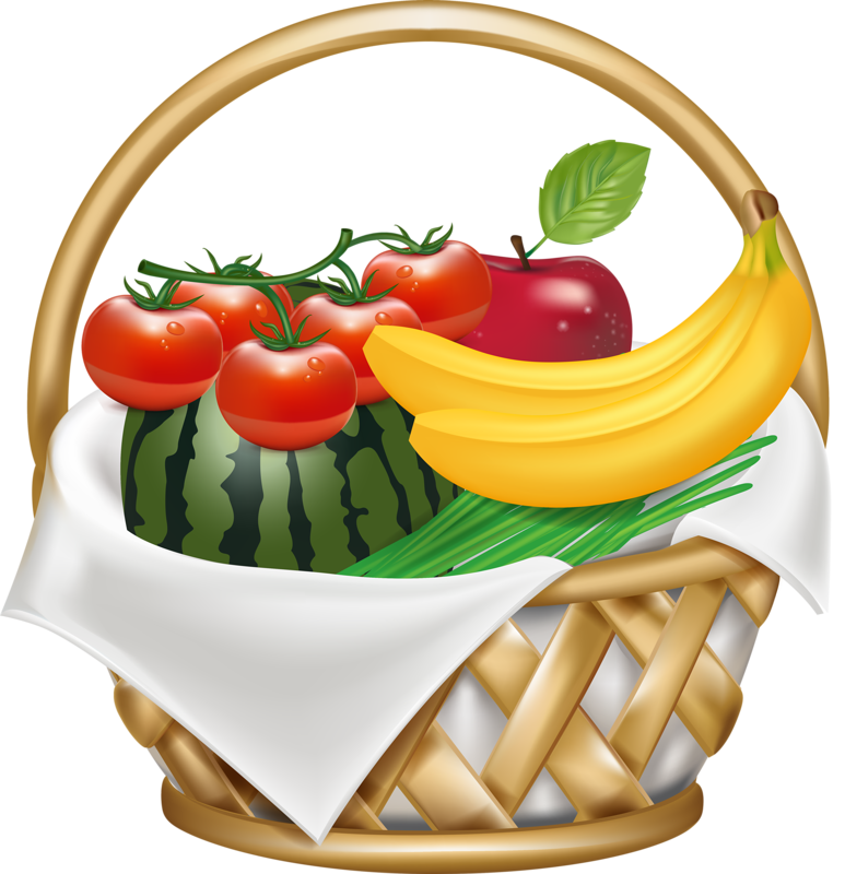 clipart panier fruits - photo #23